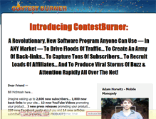 Tablet Screenshot of contestburner.com